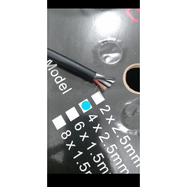 Kabel Speaker Audio Isi 4 Ukuran 4 X 2.5 mm CRIMSON METERAN