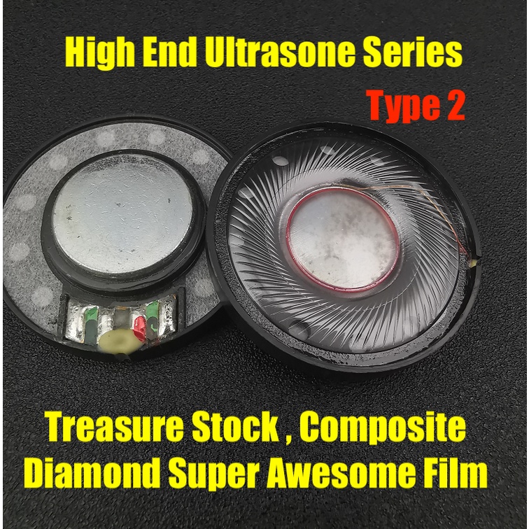 High End Ultrasone ED Series 40mm Driver Unit N52 NdFeB Beryllium Film