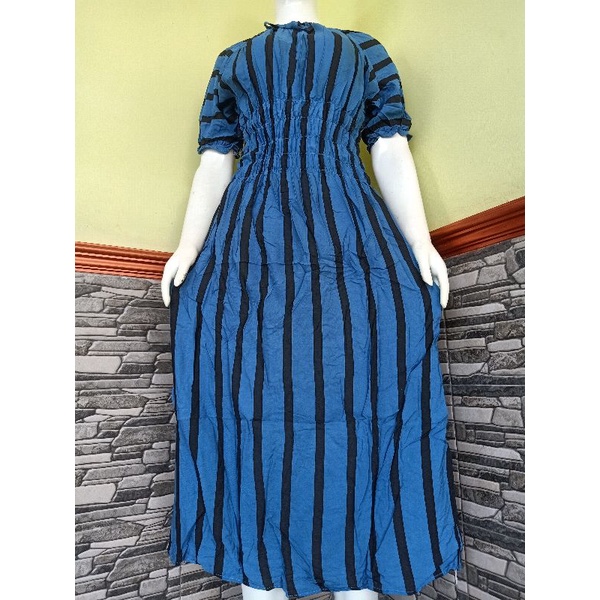 Daster Elsa serut || Daster garis || daster karet pinggang