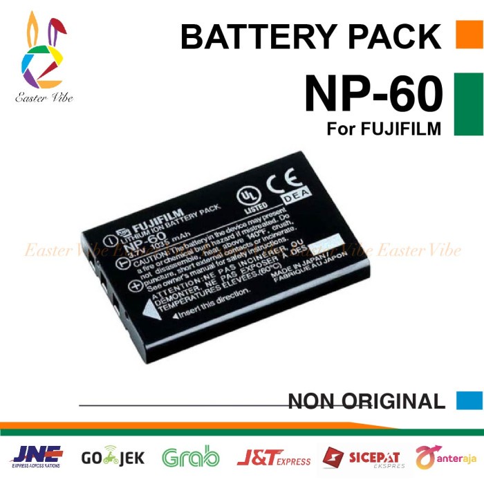 Fujifilm Battery Np-60 Np60 Baterai For Finepix