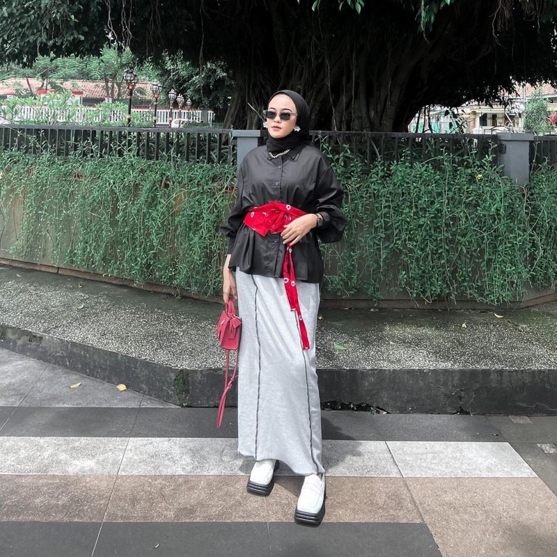 obi belt jumputan rubber / obi belt tenun karet / ikat pinggang obi belt tenun
