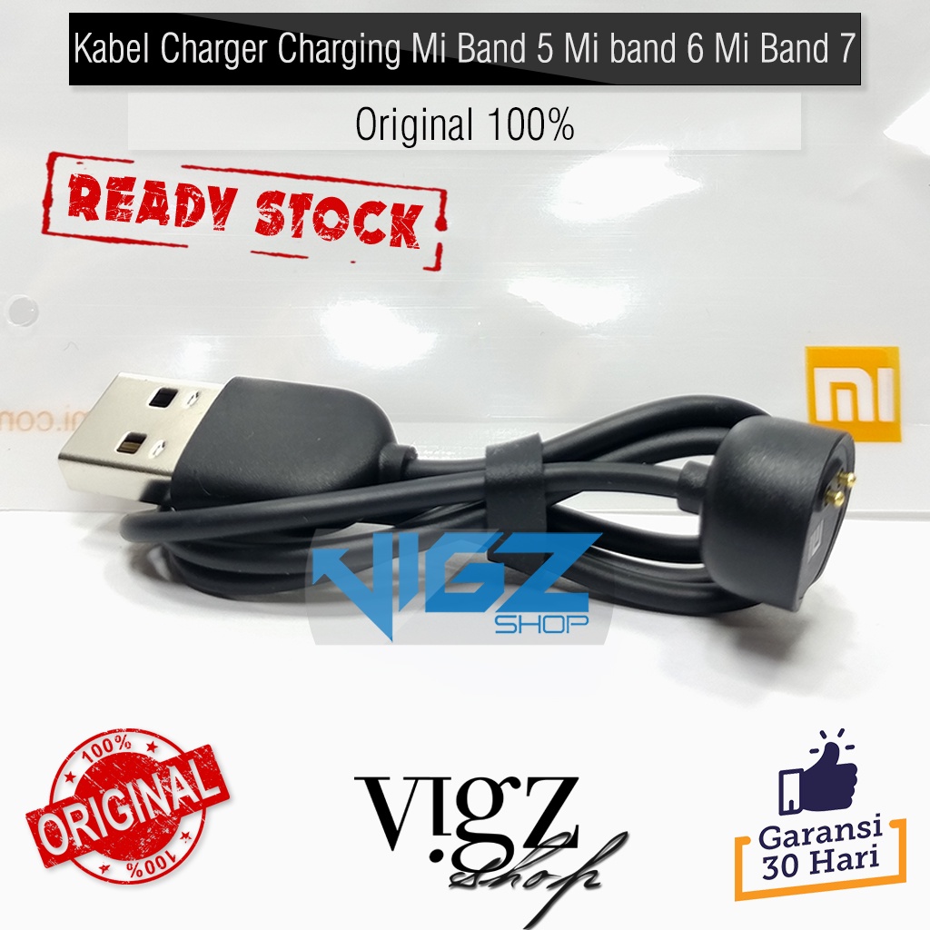 Kabel Charger Charging Mi Band 5 Mi Band 6 Mi Band 7 Original 100%