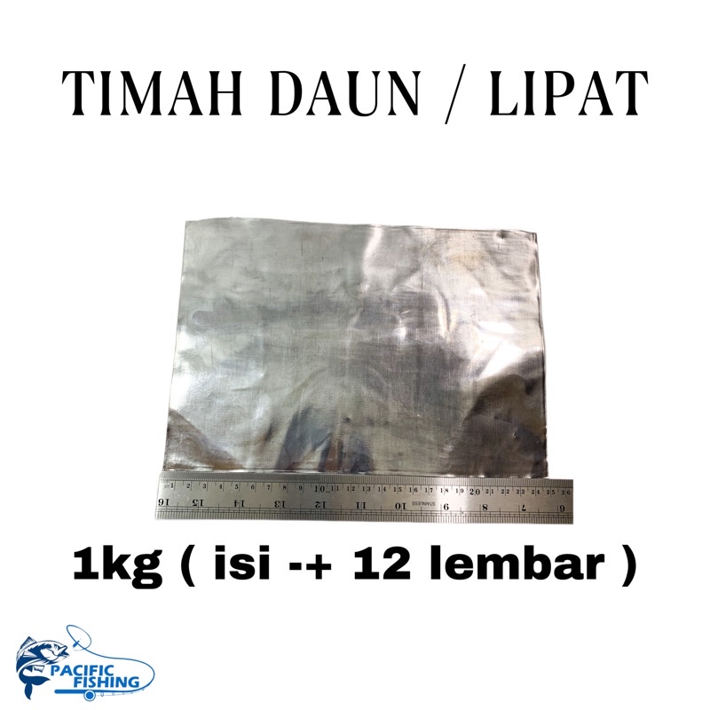 TIMAH pancing DAUN 1Kg | timah pancing lipat 1kg