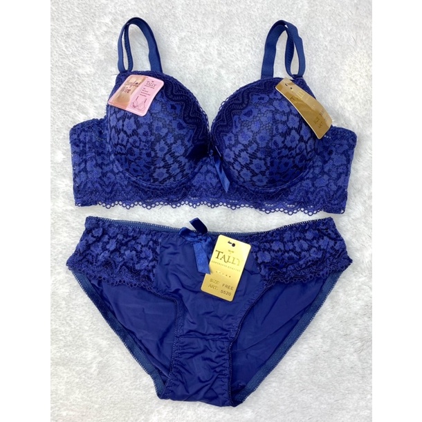 bra set | Bh set + Cd TALLY 5520 model brukat pakai kawat dan busa tipis