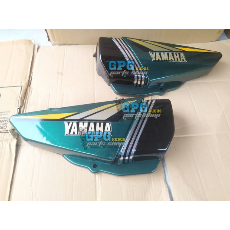 BOX TUTUP AKI TEPONG KEMPOLAN AKI RX KING 2002 HIJAU BOTOL