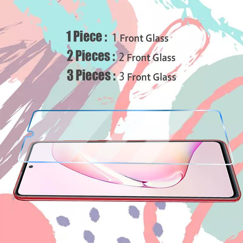 3 Pcs Tempered Glass Pelindung Layar Samsung M10s M20 M30 M30s M40 M11 M21 M21s M31 M31s M51 Galaxy A52s A52 A13 A23 M31s M51 A03 A7 A503