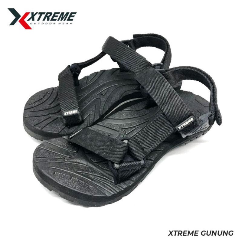 SANDAL GUNUNG PRIA EXTREME HITAM