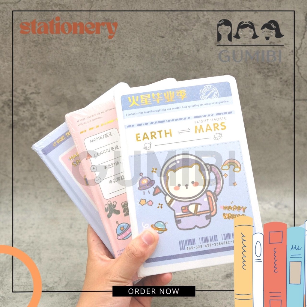 

BUKU HARDCOVER A6 ASTRONOT NOTEBOOK DIARY BOOK TEBAL KERTAS BERGAMBAR BERGARIS LUCU