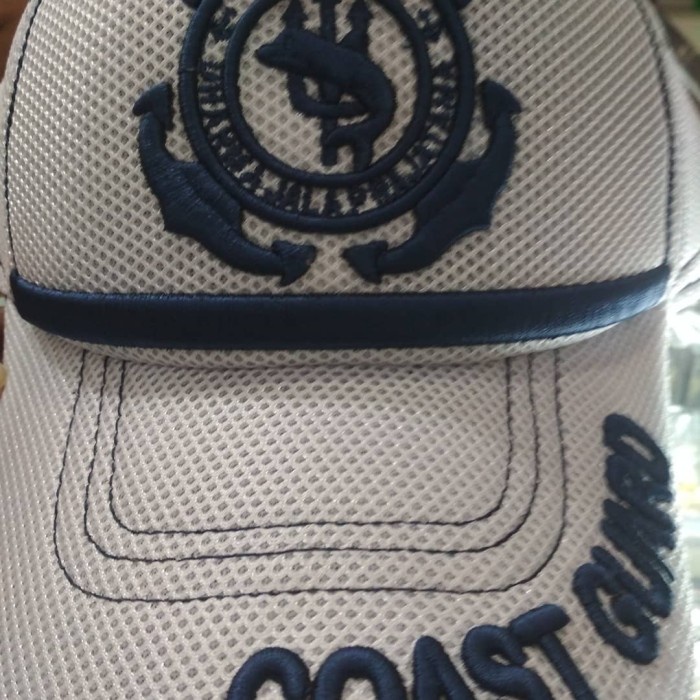 Topi Kplp Coast Guard Bordir Timbul