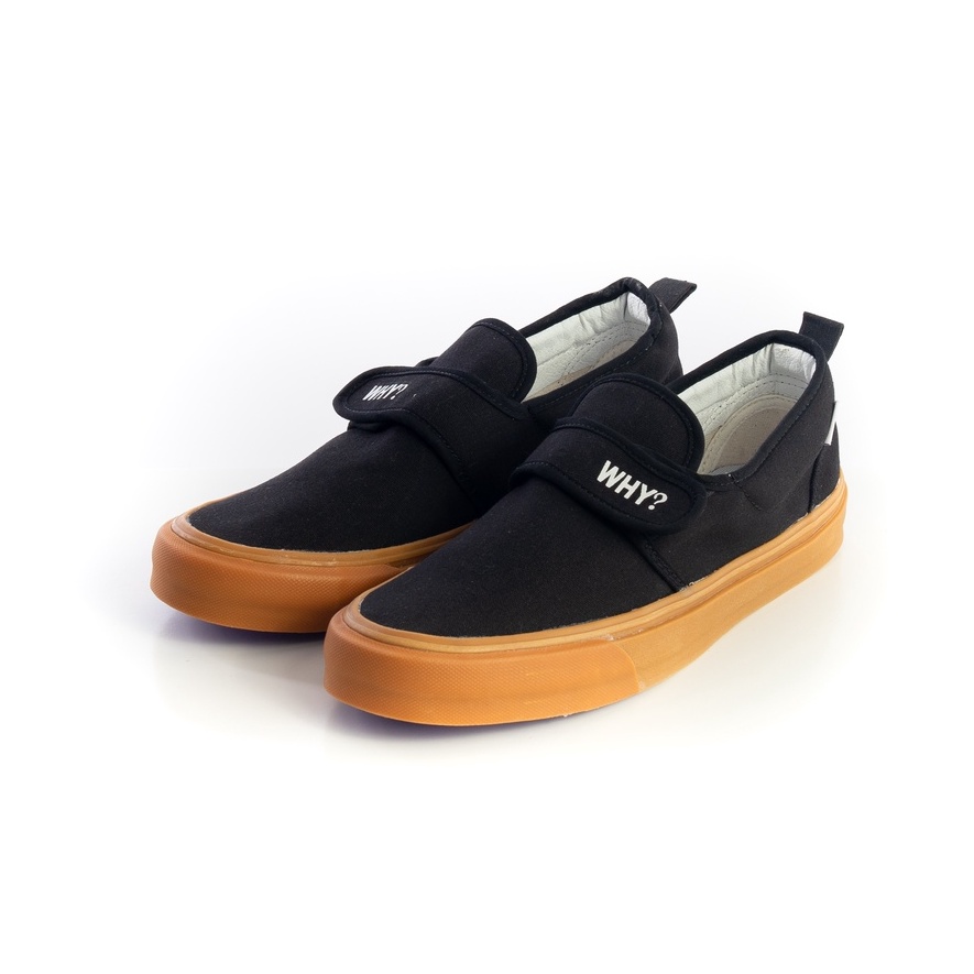 Sepatu Why Footwear - Slip On Ganciet Black Gum