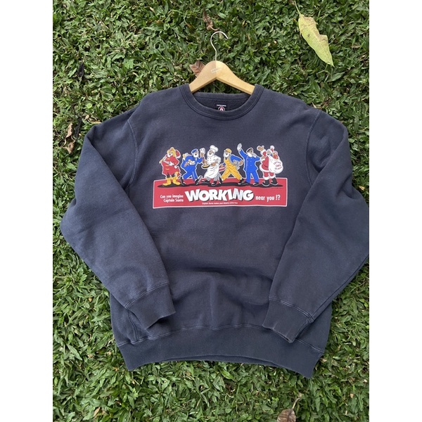 Crewneck Captain Santai Original Vintage Rare