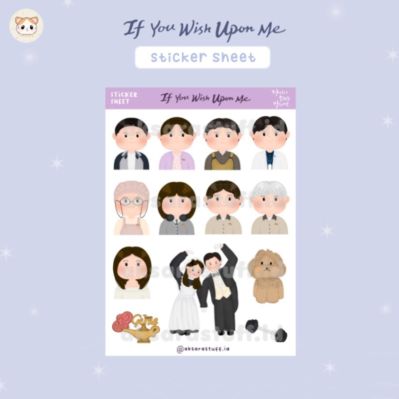 

STICKER/MEMOPAD KDRAMA IF YOU WISH UPON ME | JI CHANG WOOK | CHOI SOOYOUNG