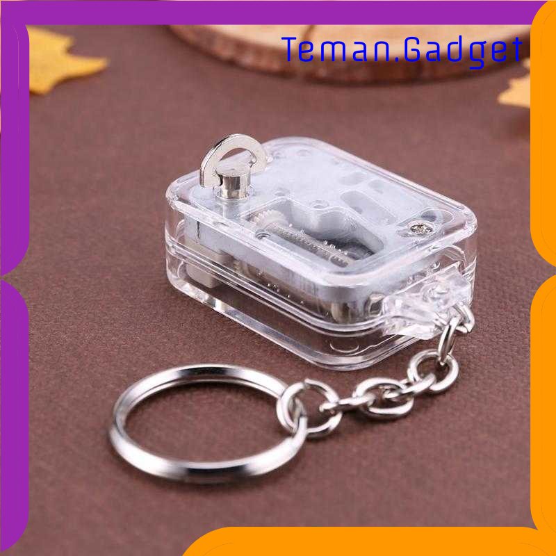 TG-MAN VKTECH Gantungan Kunci Kotak Musik DIY Mechanical Music Box Keychain - MBB18