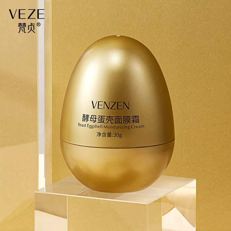 BPOM Veze Masker Telur Krim Yeast Eggshell Moisturizing Cream