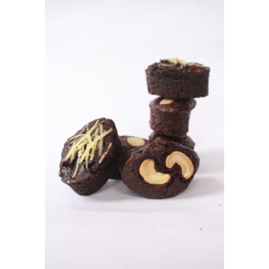 Brownies Coklat Fudgy Mini varian toping BrowniesQ