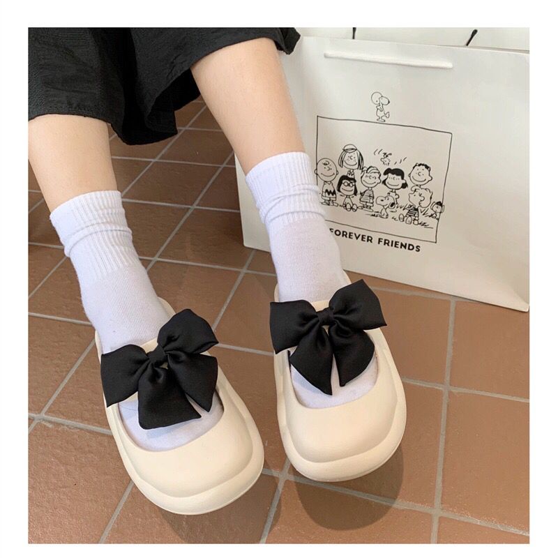 CUCI GUDANG GROSIRTAS TG0993 Sandal Slop Wania Import Sandal Slip on Bow Tie