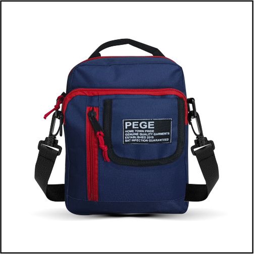 Tas Selempang Bahu Pria PEGE Casual Model Kombinasi - PG 8934