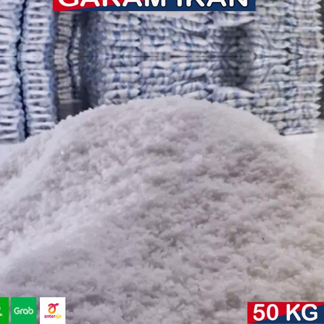 Garam Kasar, garam krosok, garam ikan karungan 50kg / 25kg Garam ikan - 50kg