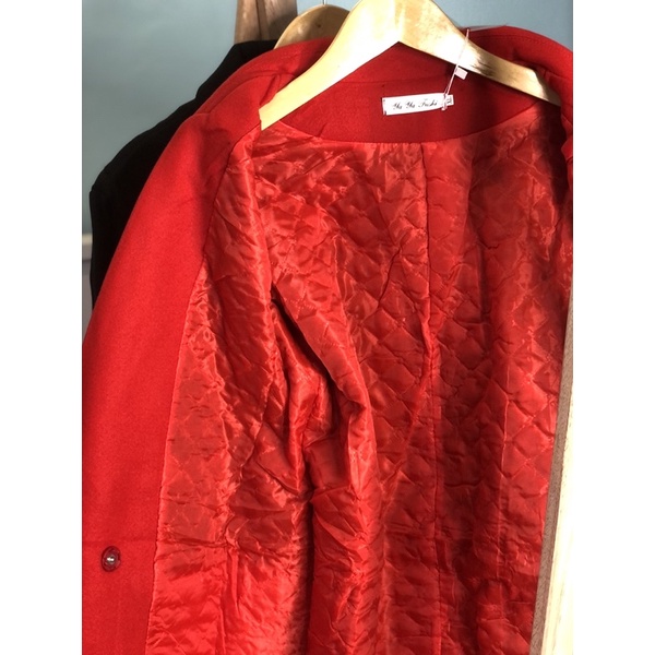 Woolen Coat Unisex dengan cotton Padded