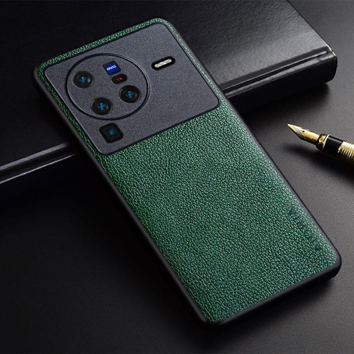 VIVO X80 5G / VIVO X80 PRO 5G COVER CASE PREMIUM LEATHER CASE AIORIA LEATHER SOFTCASE - X80 PRO 5G, BLACK