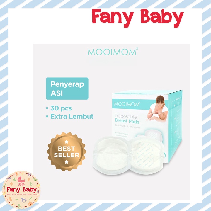 MOOIMOM DISPOSABLE BREAST PAD / 30PCS