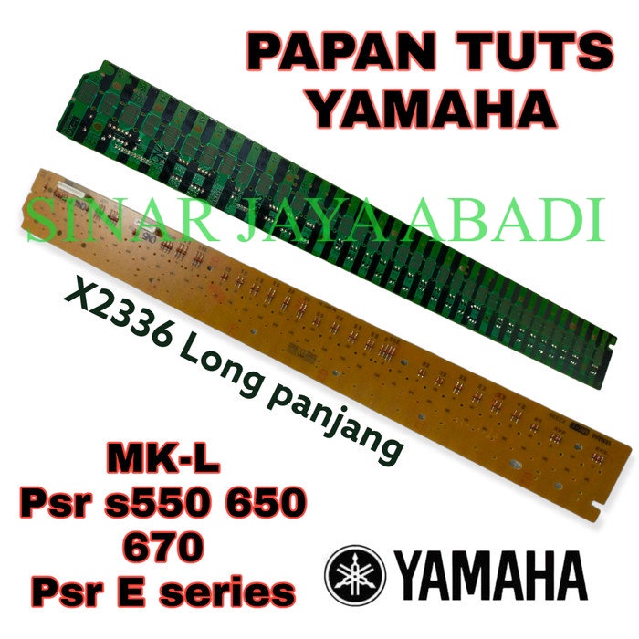PAPAN TUT KEYBOARD YAMAHA PSR S550 650 670 PSR E SERIES  X2335 X2336