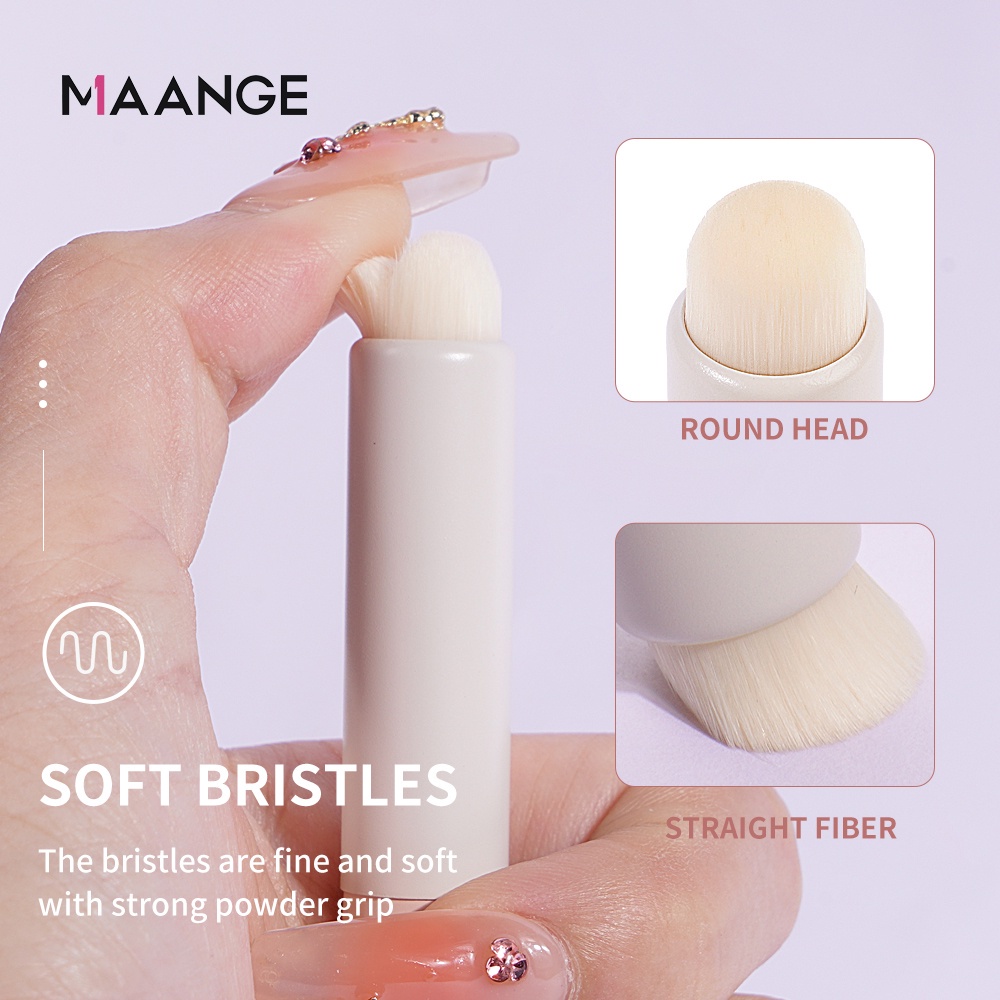 MAANGE Brush Spons Untuk Concealer Brush Makeup Bentuk Bulat Untuk Bibir 51285