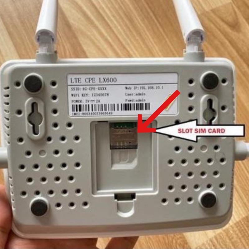 Modem wifi Router 4G LTE CPE Smartcom CPE C300 with slot SIMCARD