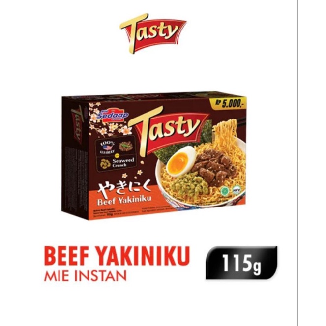 

SEDAAP TASTY MIE INSTAN BEEF YAKINIKU