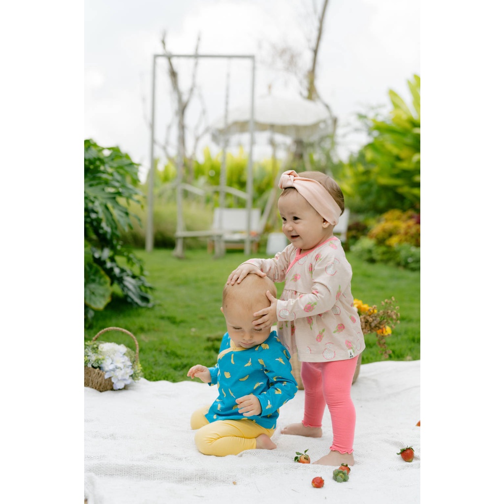 Baju Bayi Atasan Anak Laki Laki &amp; Perempuan Bohopanna - Kimono Long Top Girl &amp; Boy Newborn 0 6 12 Buln 1-2 Tahun