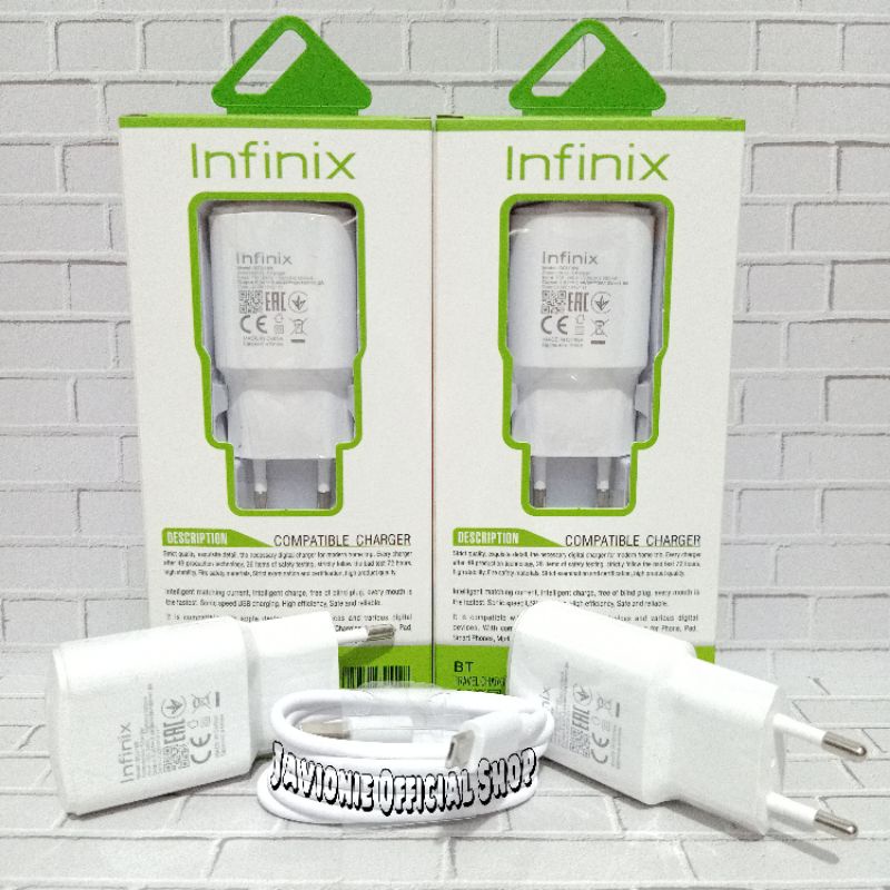 CHARGER CASAN CAS INFINIX SMART 6 NFC ORI FAST CHARGING MICRO USB 10W 18W