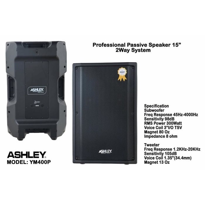 Speaker Ashley YM400P / YM 400P ( 15 inch ) Pasif/Passive Speaker