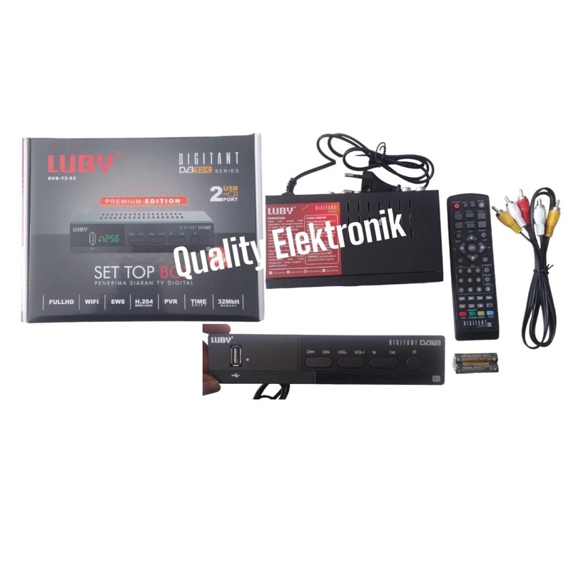 SET TOP BOX LUBY DVB T2-03 STB DIGITAL READY STOCK