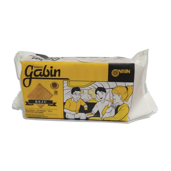 

T0P NISSIN GABIN CHEESE 140GR NICE