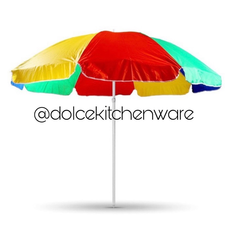 Payung Tenda Pantai Pelangi UV Nagoya 48 52 inch Double 2 Lapis NG 48 52
