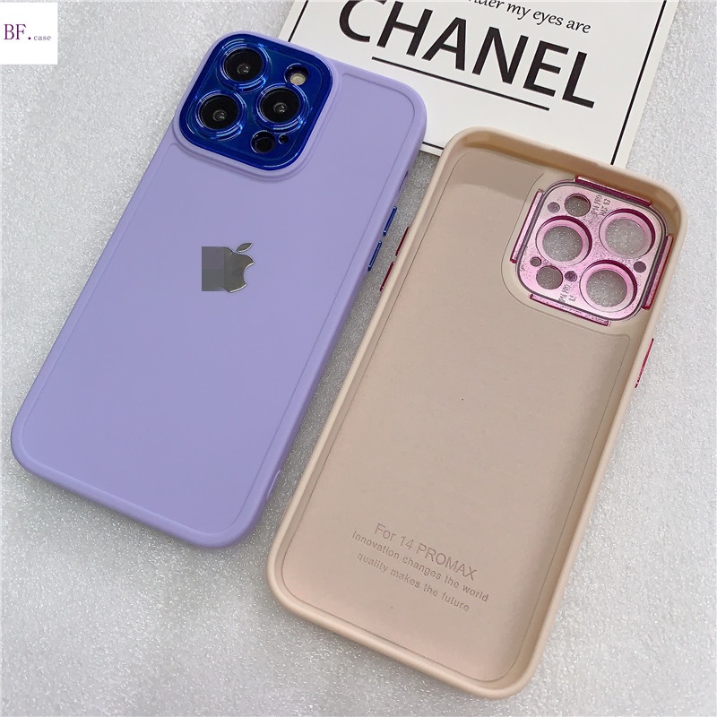 Soft Case Pelindung Lensa Bahan Silikon Untuk Iphone 14 13 12 11 X XR XSMAX