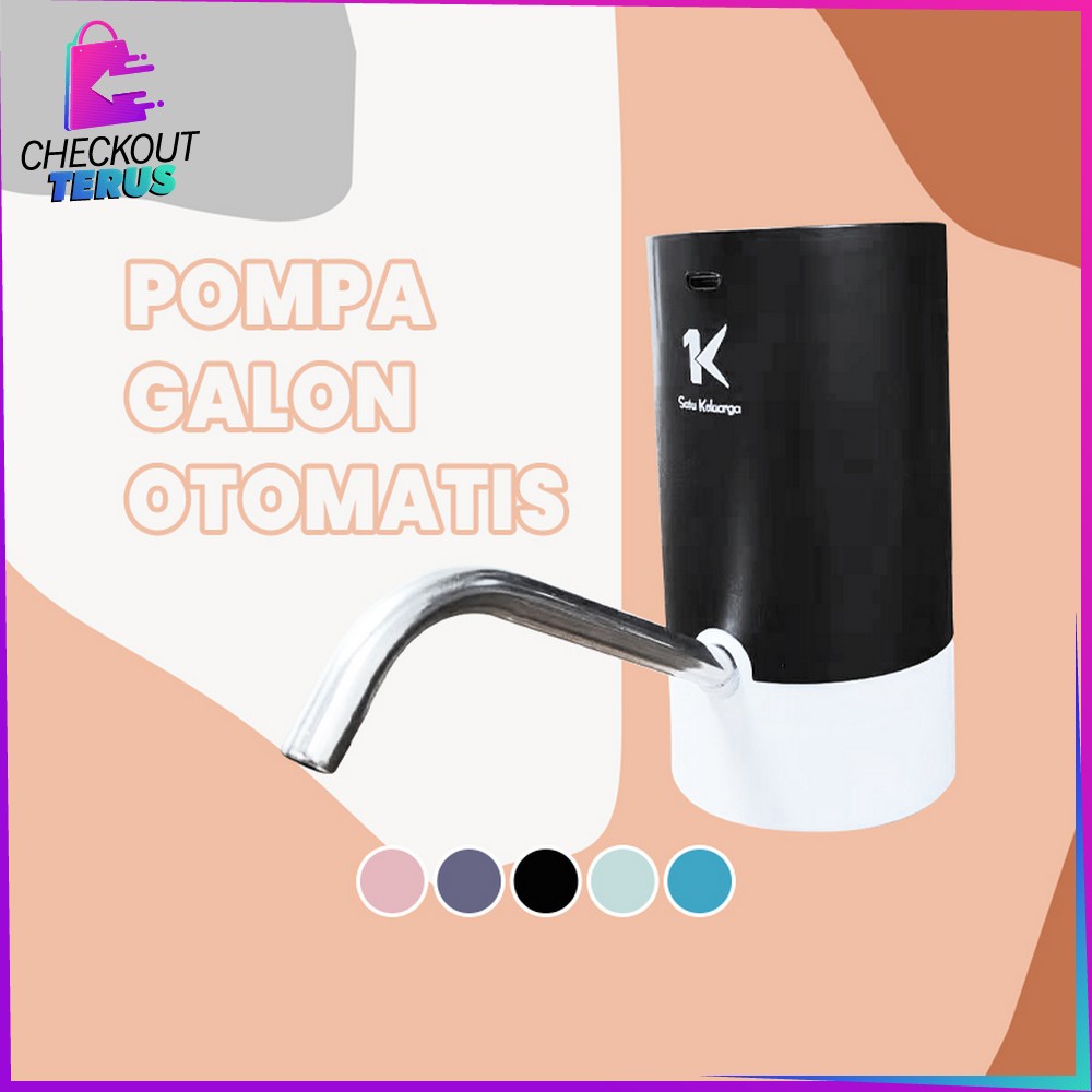 CT C739 Pompa Galon Automatic Elektrik Charge Usb Portable Water Pump Dispenser Air Minum Rechargeable Otomatis