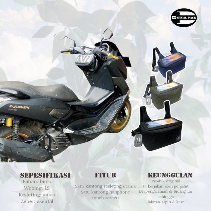 Rain Cover Tas Setang Motor - Cover Motor Gps