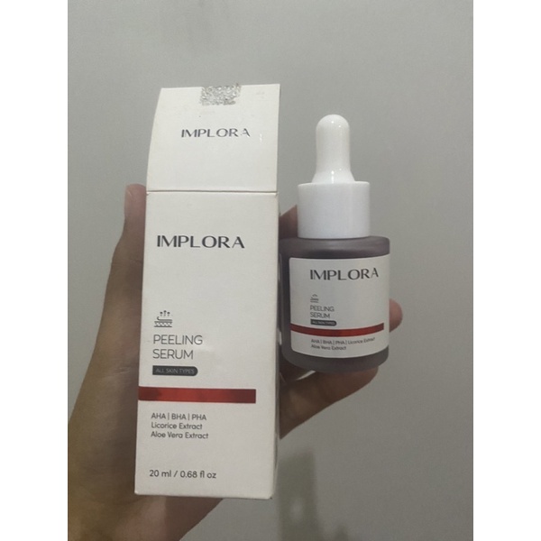 preloved peeling serum implora