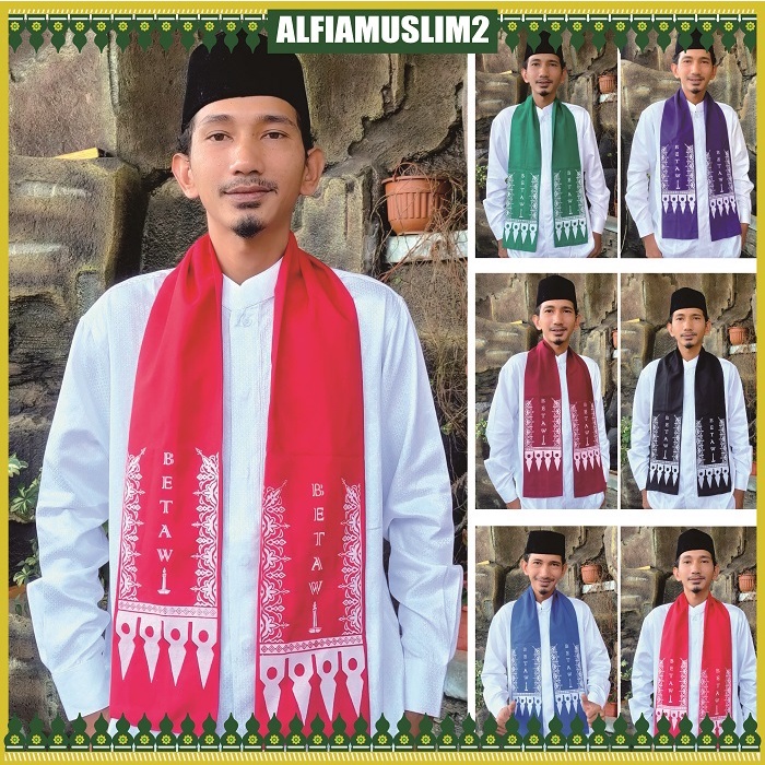 Selendang ondel cukin syall betawi / Cukin Betawi / Syall Betawi / Cukin Ondel