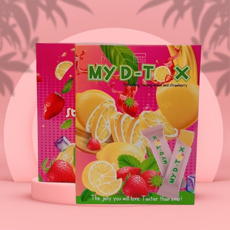 MY D TOX detox jelly lemon &amp; strawberry