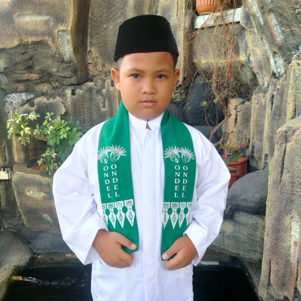 Cukin Ondel Ondel / Selendang Ondel Ondel / Cukin Batik / Cukin Betawi
