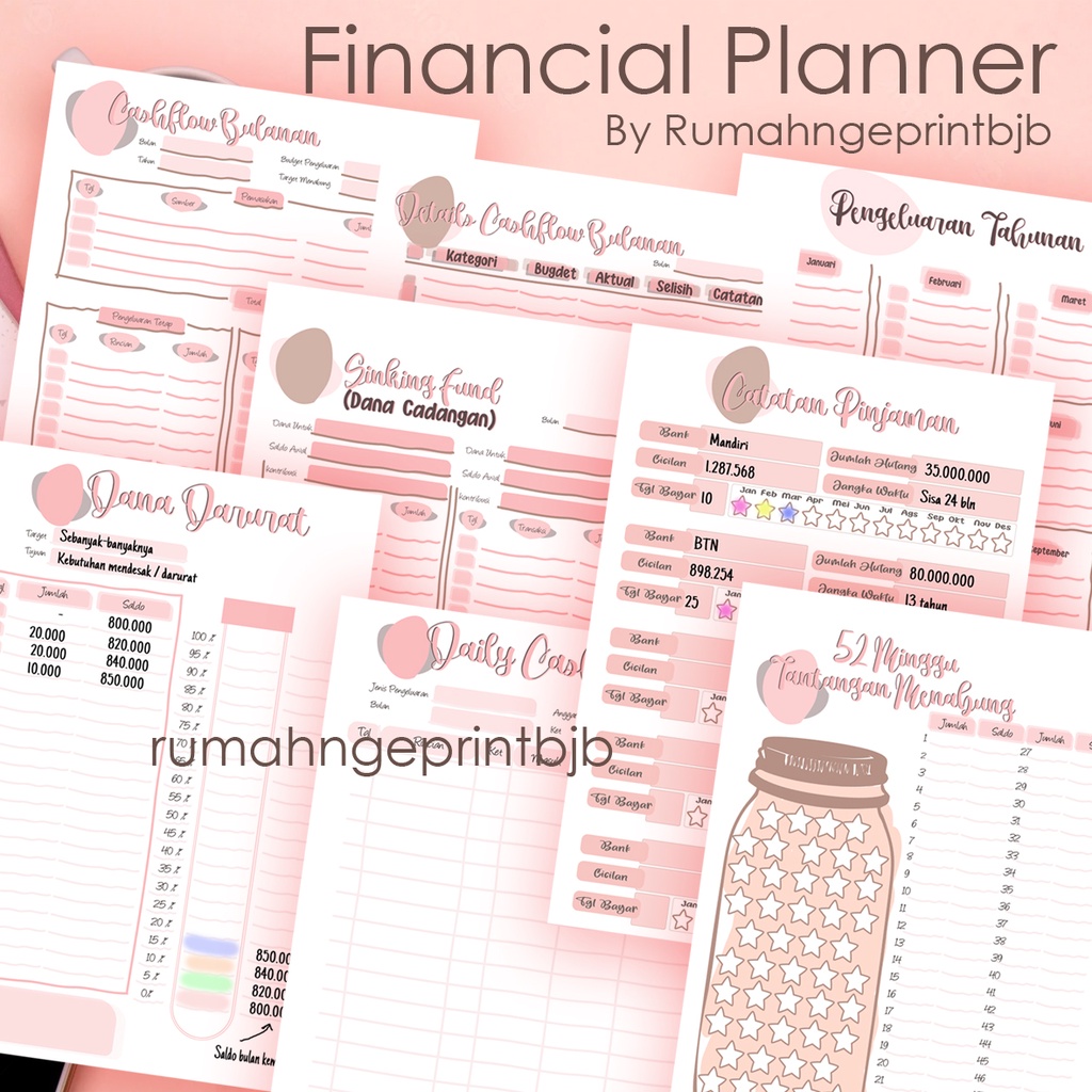 

ISI BINDER A6 6 LUBANG FINANCIAL PLANNER BUDGET