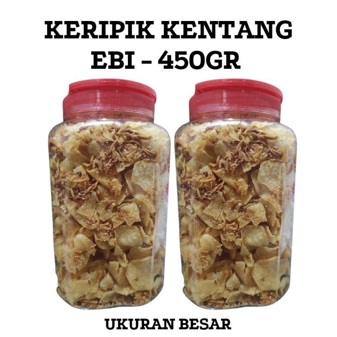 

Keripik Kentang Ebi Nikmat Gurih Renyah 450gr - BEST SELLER