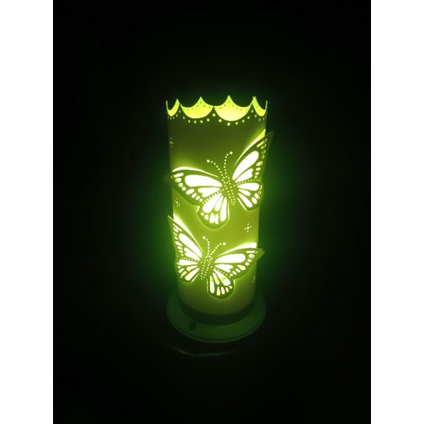 lampu hias/lampu tidur paralon pvc motif kupu-kupu