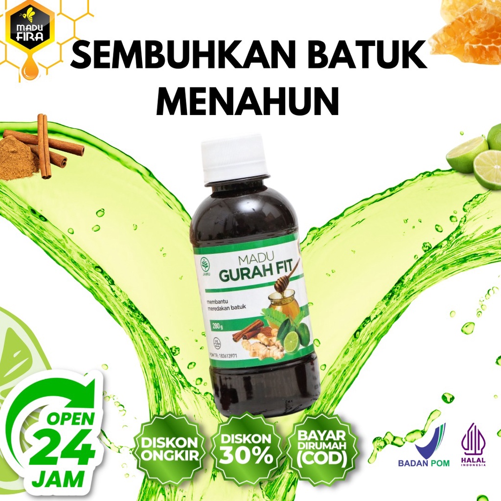 JAMIN ASLI ORI 100% MADU BATUK DAN SESAK NAFAS GURAH FIT