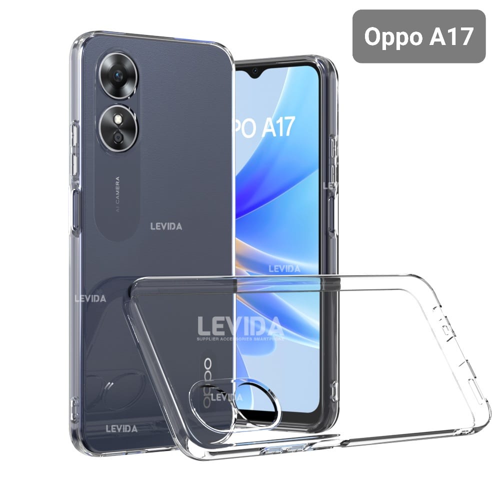 Oppo A17 Oppo A17K Softcase Clear 2.0mm Case Bening Oppo A17 Oppo A17K