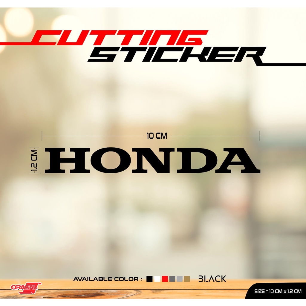 Stiker Cutting Tulisan Logo Honda | Cutting Stiker Honda Logo Text