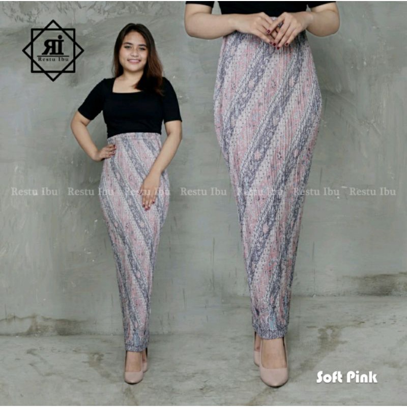 Rok Plisket KUACI / Rok Kebaya / Setelan Kebaya / Kebaya Modern / Rok Rampel Motif Batik / Rok Rumbai / Rok lilit Instan / Bawahan Kebaya / Kain Lilit / Rok Serut / Rok Batik / Rok Rempel / Kebaya Warna Tosca Pink Wardah Dusty Silver Abu