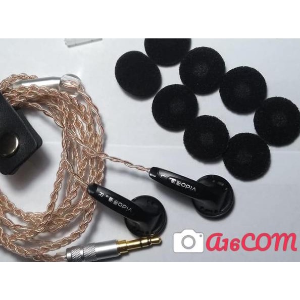 EARBUD VIDO MIC DIY RECABLE v2 - Biru